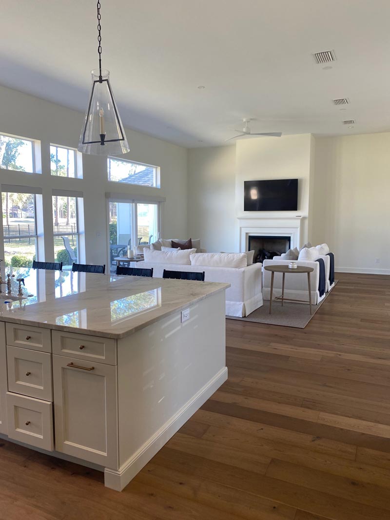 Jacksonville Golf & CC residential remodel - Living Room