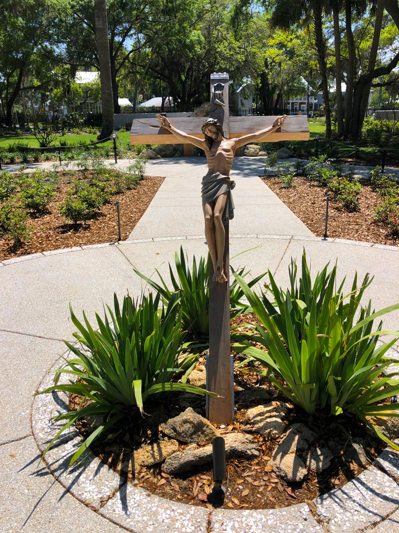 National Shrine of Our Lady of Le Leche rosary garden